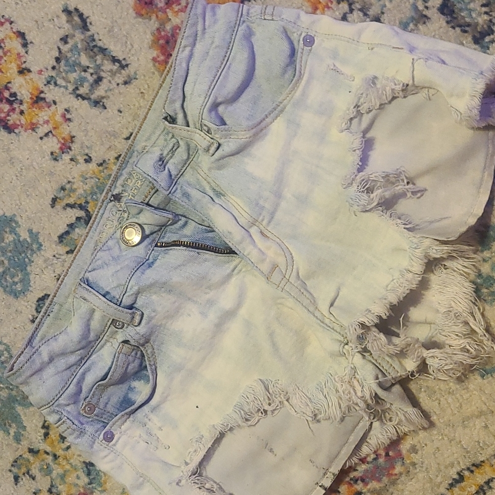 VIN American Eagle Midrise Distressed Jean Shorts